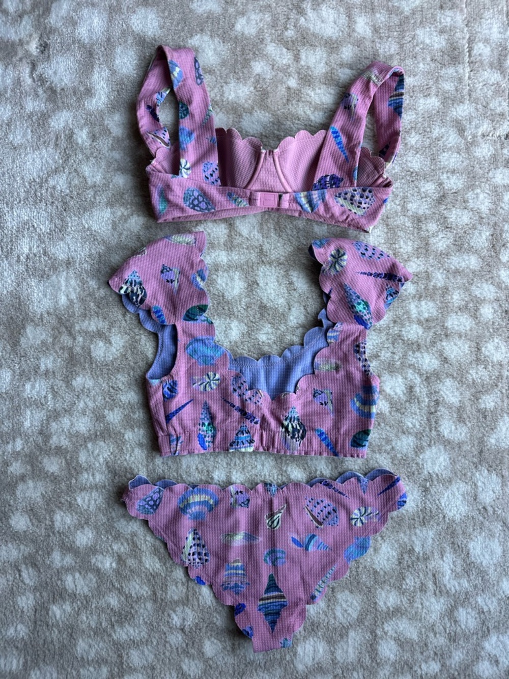 Marysia Dawn Shell Print Bikini Swim Lot sz. XS - Picture 6 of 7